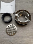 Kohler K-9132-SN 4-3/8 Inch Shower Stall Drain, Polished Nickel *scratches*. Fixed Price $18.70.