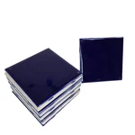 Blue Cobalt Ceramic Tile 4.25 In Subway Square Shower Kitchen Wall Backsplash. Fixed Price $38.58.