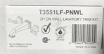 Delta Wall Mount Bathroom Faucet Trim Polished Nickel T3551LF-PNWL. Fixed Price $79.99.