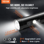 Vevor Borescope Camera, Triple Lens Endoscope With Light, 32GB Card). Fixed Price $84.72.