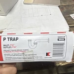 Keeney Commercial Grade Trap 1-1/4" Inlet/outlet Chrome Plated Brass Tubing. Fixed Price $16.20.