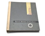 American Standard Plumbing Fixtures 3 Ring Binder Dealer Catalog SCP-26 1958. Fixed Price $125.00.
