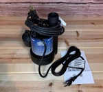 Superior Pump 92250 1/4 Hp Submersible Thermoplastic Clog Resistant Sump. Fixed Price $69.00.