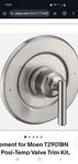 Moen Gibson T2901BN Posi-temp Pressure-balancing Modern Shower Handle Only Trim. Fixed Price $30.00.