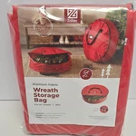 Zober 24 Wreath Storage Bag Set Of Red Dual-zipper Christmas Organizer. Fixed Price $19.97.