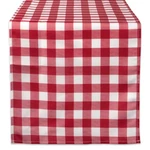 Dii Red Check Outdoor Tabletop Collection 14X72 Stain Resistant Waterproof. Fixed Price $12.39.