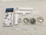 Everbilt Trip Lever Bath Drain 1-1/2" Polypropylene Brushed Nickel 213 110 (ob). Fixed Price $23.90.
