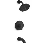 Kohler Cursiva 1-HANDLE Tub Shower Faucet 1.75 Gpm Matte Black W/ Valve. Fixed Price $80.81.
