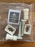 Slow Close Toilet Seat Repair Kit Hinges Bottom Fitting Bolts Screws New. Fixed Price $9.98.
