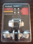 Kwikset 96900-320 Brushed Nickel Exterior Doorknob With Deadbolt. Fixed Price $16.00.