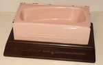 Vtg American Standard Contour Cast Iron Bath Tub Salesman Sample Pink Mcm 1950'S. Fixed Price $79.00.