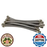 Procuru 16-INCH X 3/8" Comp 1/2" Fip Faucet Hose Connector Stainless Steel Sup. Fixed Price $60.71.