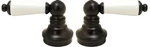Plumbusa Fit Price Pfister Lever Porcelain Handles Oil Rubbed Bronzw Finish F.... Fixed Price $27.99.