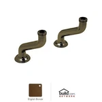 Rohl U.6386EB Perrin & Rowe Extended Deck Pillar Unions English Bronze For. Fixed Price $720.00.