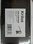 Kraus KSD-53SFSMBMB Kitchen Soap Dispenser Stainless Matte Black/steel New. Fixed Price $29.99.