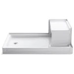 New Kohler K-1979-0 Tresham 60 X 36 Single Threshold Shower Receptor With Integr. Fixed Price $1129.86.