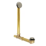 Kingston Brass 21" Tip-toe Tub Waste And Overflow Drain 20 Gauge Brushed Nickel. Fixed Price $62.38.