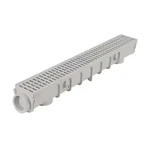 Nds Pro Series 5 In. X 40 Channel Drain And Grate Kit With End Outlet 864G. Fixed Price $25.99.