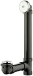 Everbilt Easy Touch 1-1/2" Black Abs Pipe Bath Drain & Overflow Chrome. Fixed Price $17.00.