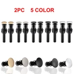Push And Seal Pop Up Drain Stopper With Overflow For Bathroom Sink Faucet 2 Pack. Fixed Price $21.99.