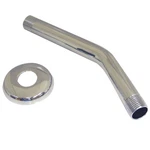 Danco 8 Inch Chrome Shower Arm With Flange Easy Installation Durable Design. Fixed Price $11.79.