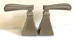 Delta Centerset Bath Faucet Lakewood Handles Spot Shield Brushed Nickel RP74422. Fixed Price $15.00.