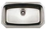 Whitehaus WHNCUS2917 29-1/2" Noah Single Bowl Undermount Kitchen Sink, Stainless. Fixed Price $95.00.