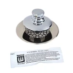 Watco 48750-PP-CP-G-2P Universal Nufit Push Pull Bathtub Stopper & Grid Strainer. Fixed Price $22.29.