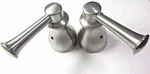 Delta H669SS Orleans Roman Shower Faucet Handles Levers Satin Stainless 2 Large. Fixed Price $89.90.