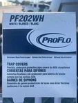 New Proflo 3 Piece Lavatory Trap & Covers White PF202WH. Fixed Price $20.00.