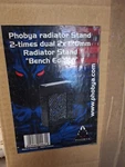 Phobya Radiator Stand Black 2-FAN Dual 2X120MM "bench Edition" 38188. Fixed Price $99.99.