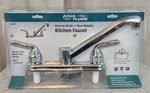 Aqua Plumb Chrome Finish Non Metallic Kitchen Faucet Dual Handle New 3 Hole Sink. Fixed Price $15.39.