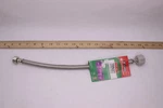Fluidmaster Toilet Water Supply Line With Thread Adaptor Stainless Steel 16". Fixed Price $11.37.