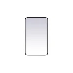 Elegant Decor Evermore 18X30 Soft Corner Metal Rectangular Mirror In. Fixed Price $70.00.