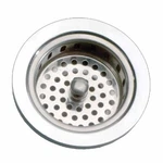 Kitchen Sink Strainer 3-5/6" Dia. Solid Brass Chrome Finish. Fixed Price $36.99.