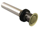 Kingston Brass KB8108 Push Pop-up Drain With Overflow, Antique. Fixed Price $34.00.