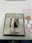 Rohl Matheson Shower Thermostatic Trim Satin Nickel ML2027LMSTN Small Dent. Fixed Price $44.99.