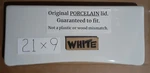 Flat Top! No Flaws! White! 21 X Gerber 28-299-00 Toilet Tank Lid. Fixed Price $78.00.
