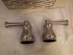 Delta H669SS 2-PACK Faucet Handles, Stainless. Fixed Price $60.00.