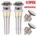Pop-up Drain Vessel Sink Waste Bathroom Basin Stopper Polished Chrome. Fixed Price $12.77.