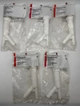 Lot Of Keeney Dishwasher Air Gap Brushed Nickel Top 5/8 Inlet, 7/8 Outlet. Fixed Price $17.99.