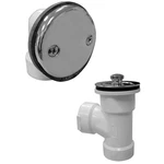Lift And Turn White Plastic Tubular 2-HOLE Bath Waste Overflow Drain Dir. Fixed Price $48.71.