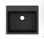 Elkay Quartz Classic 25" Drop Single Basin Composite Kitchen Sink. Fixed Price $350.00.