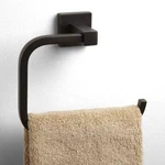 Signature Hardware Ultra Towel Ring Solid Brass Construction Dark Antique Bronze. Fixed Price $19.95.