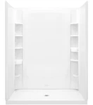 Sterling 72330100 Store+ Vikrell 60" X 34" 77" Shower Kit - White. Fixed Price $2355.53.