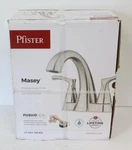 New Pfister Masey LF-048-MCKK 2-HOLE Mount Bathroom Faucet Brushed Nickel. Fixed Price $34.95.