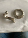 Delta One HK32C-PN Polished Nickle Faucet Handle Kit Cold Rope New P6. Fixed Price $6.00.