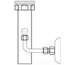 Sloan VBF72A1 Vacuum Breaker Trap Primer 1-1/2" 13" Connection. Fixed Price $117.61.