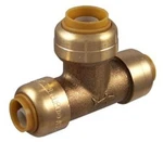 Cash Acme U454LF Push Brass Reducing Tee 3/4" X 1/2" Lead-free Connection. Fixed Price $28.88.