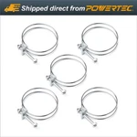 Powertec Wire Hose Clamp 2-1/2 Inch For Dust Collection 5 Pack (70197). Fixed Price $8.99.